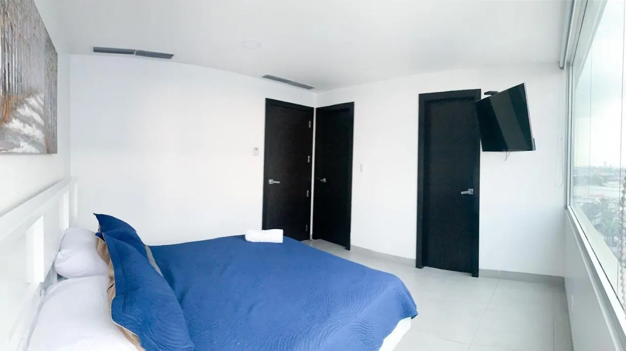 Apartment 2 Dormitorios, 3 Camas, Parqueo, Piscina, Piso Alto Guayaquil Ecuador